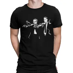 Edgar Allan Poe and H P Lovecraft Pulp Fiction Style T Shirt 100 Cotton  All Sizes yw 152