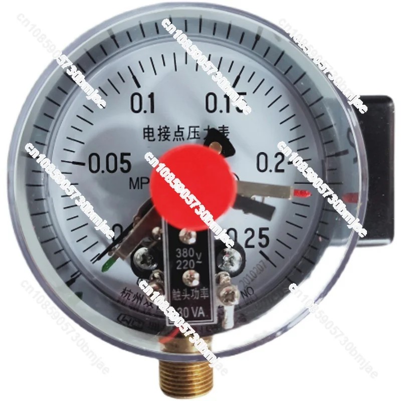 YXC150 control valve magnetic-assisted electric contact pressure gauge 30va 0-0.6mpa Yuchun instrument