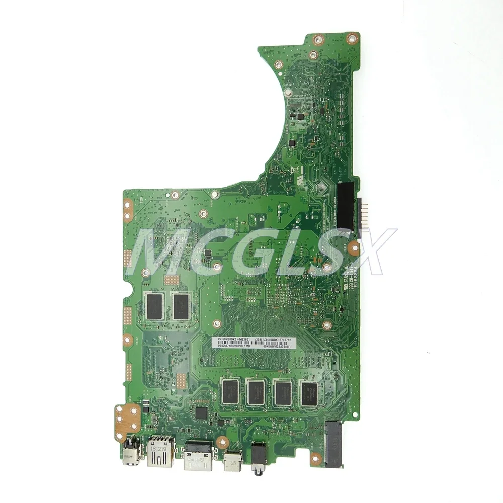 UX410UV I7 CPU Mainboard For Asus U3000U RX310U RX410U UX410UQK UX310UQK UX310UA UX310U UX410UA UX410UV Laptop Motherboard USED