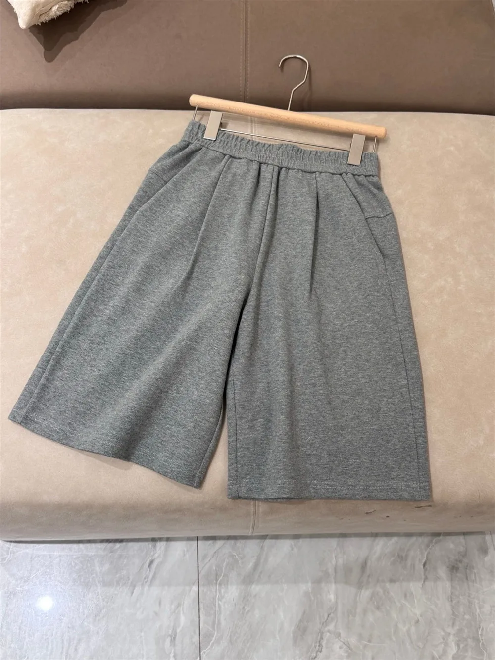 25 新しい女性の高品質ネイルビーズコットンカジュアルでファッショナブルな多用途ハイウエスト弾性ショーツ