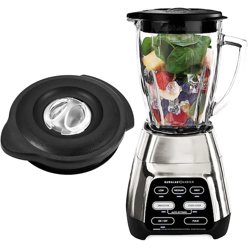 Reemplazo de tapa de tapa de tarro de licuadora A26P para licuadora Oster Osterizer Classic Series, tarro de vidrio de 6 tazas, reemplazo de tapa de licuadora