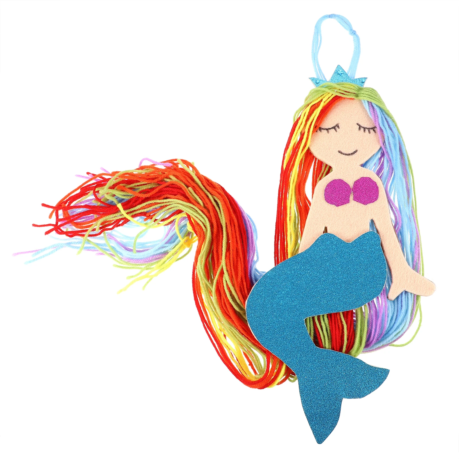 

Wall Decor Storage Rack Kids Room Acrylic Holder Hair Accessory Baby Headbands Girls Mermaid Tassel Barrette Organizer