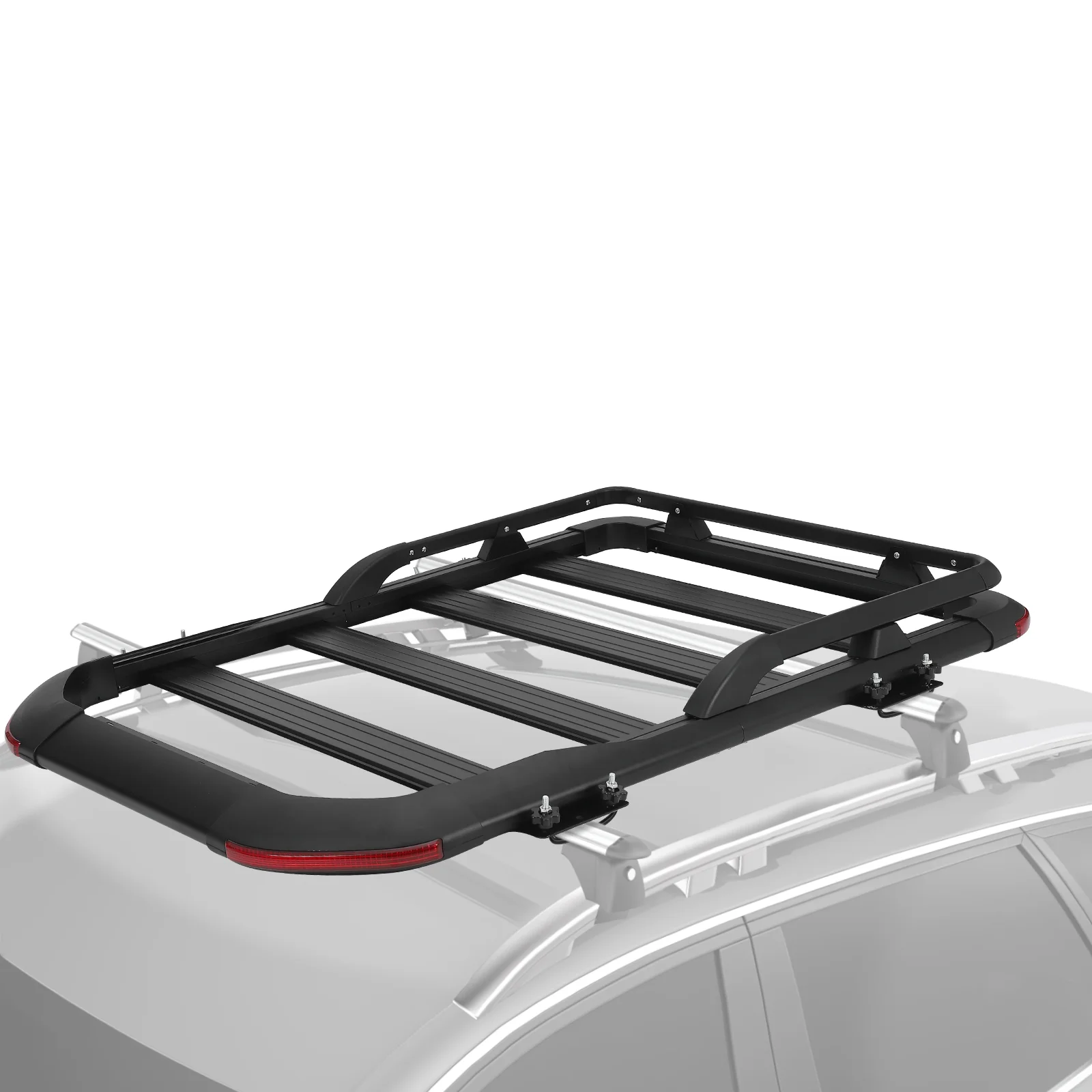 Rooftop Cargo Basket 50 inch Capacity Aluminum Car Roof Luggage Rack Off Road Vehicle Roof Luggage Rack