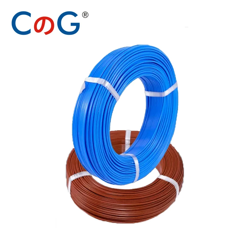 CG K/T/J Type 2*0.3/2*0.5mm 2 core PTFE Insulator Shielded Thermocouple Wire High Temperature Measuring Line Compensation Cable