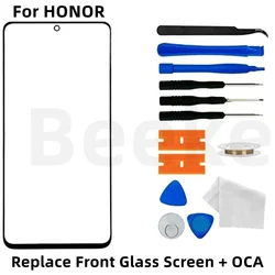 Front Glass Screen + OCA For Honor Magic 2 3 4 5 6 Pro Ultimate Lite V2 VS2 V3 Outer LCD Display Touch Panel Lens + Replace Kits