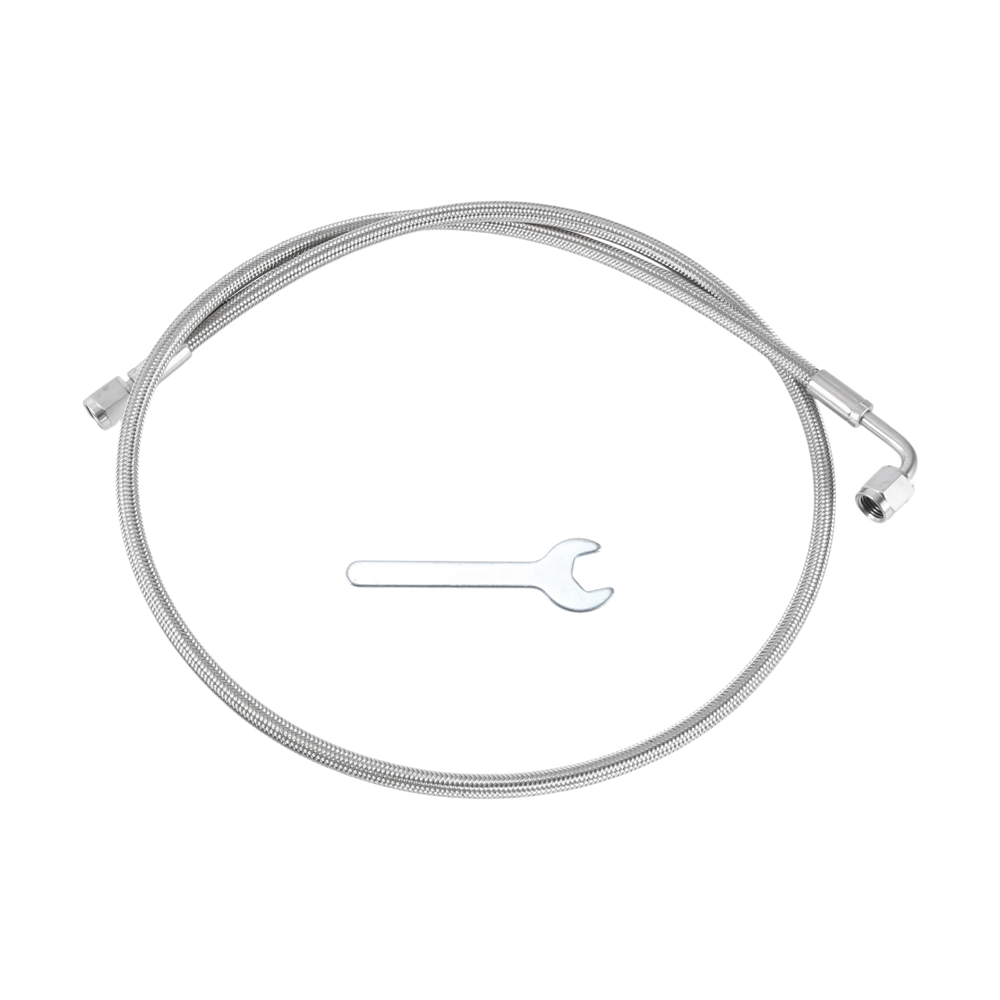 

Комплект линий подачи масла турбонаддува UXCELL AN-4 Возвратная линия слива масла длиной 3,49 фута с адаптером, гаечный ключ