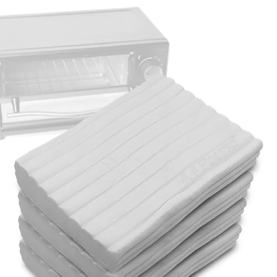 

Oven Bake Polymer Clay White, Non Toxic 4.4Lbs Great for Modeling, Sculpting, Holiday, DIY Jewelry Making Projects. Great for A
