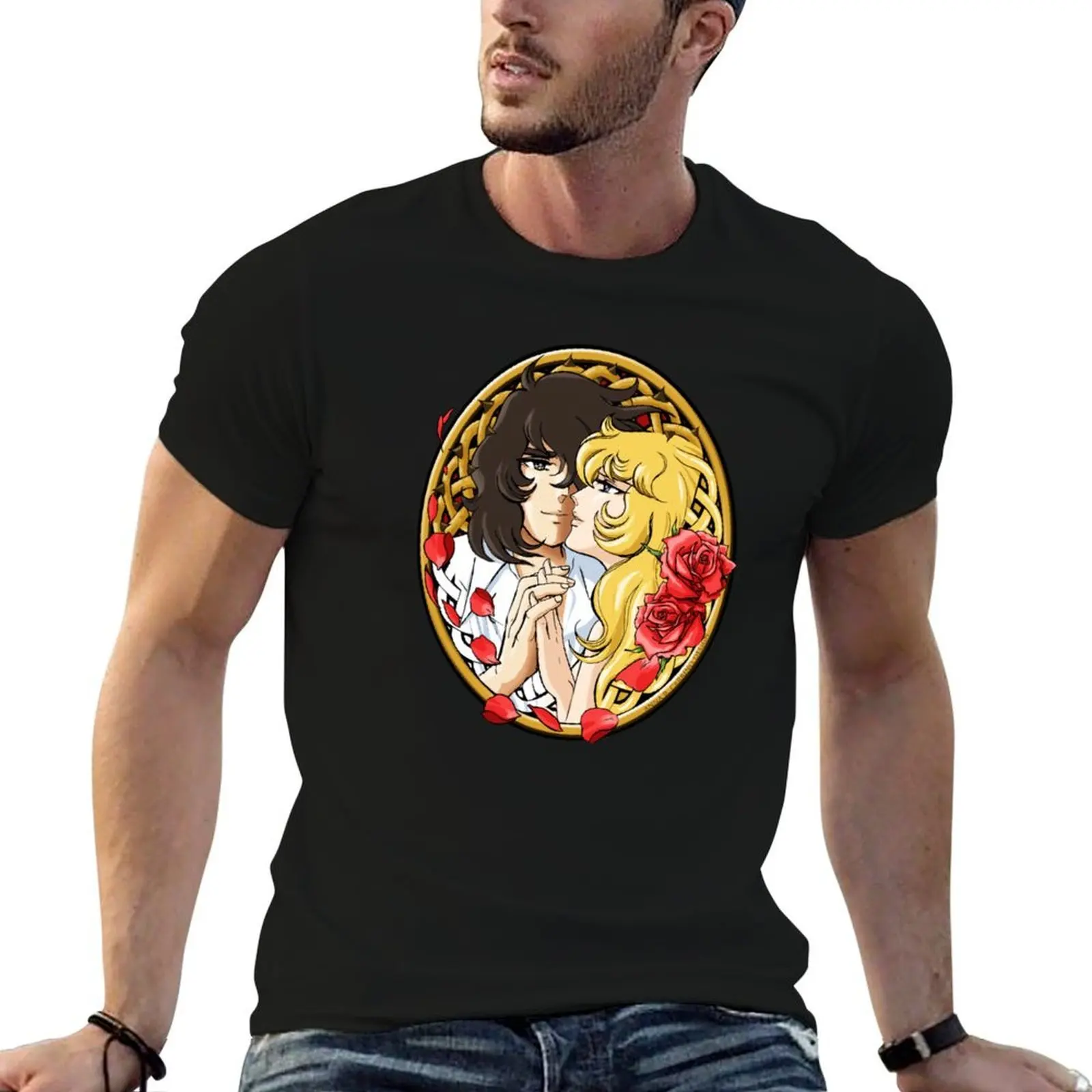 

Real love - Lady Oscar T-Shirt g man t shirts for men man t shirts cotton T-Shirt