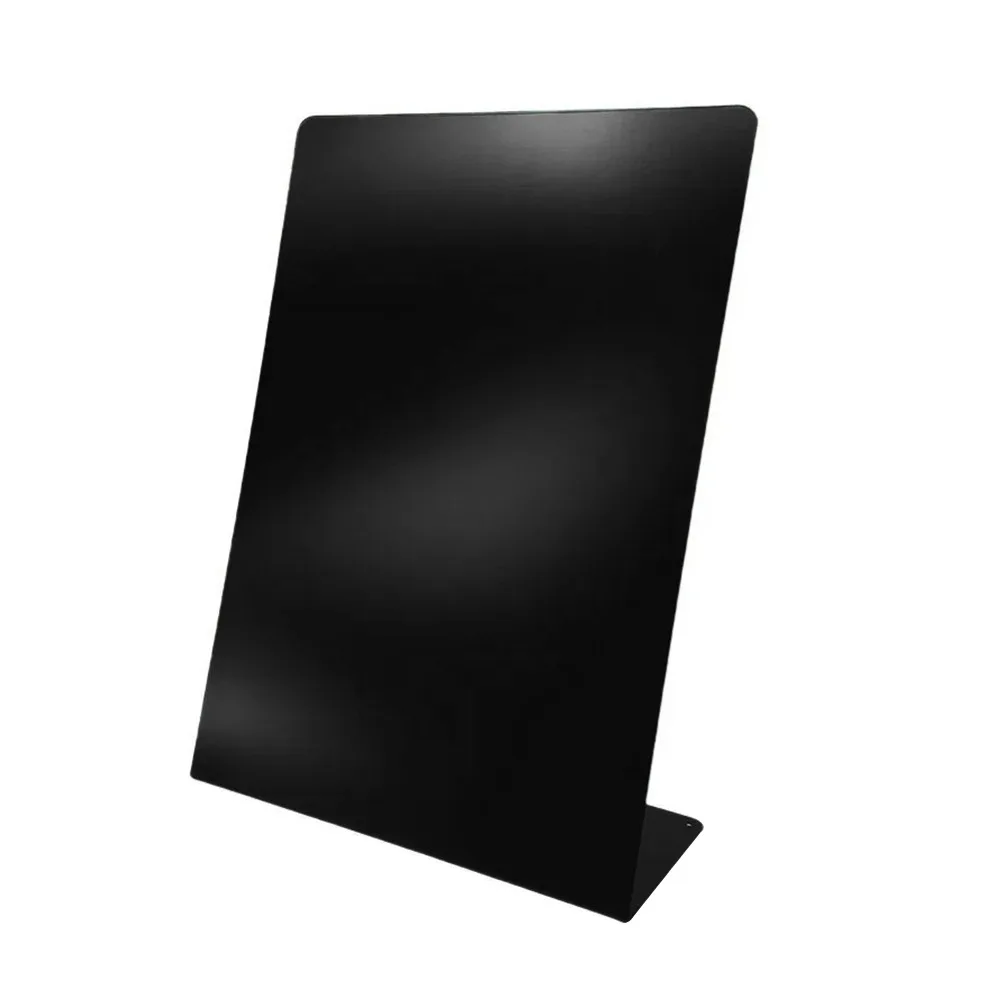

Metal Magnetic Blackboard Vertical DIY Design Desktop Message Board Badge Notes Storage Storage Display Board