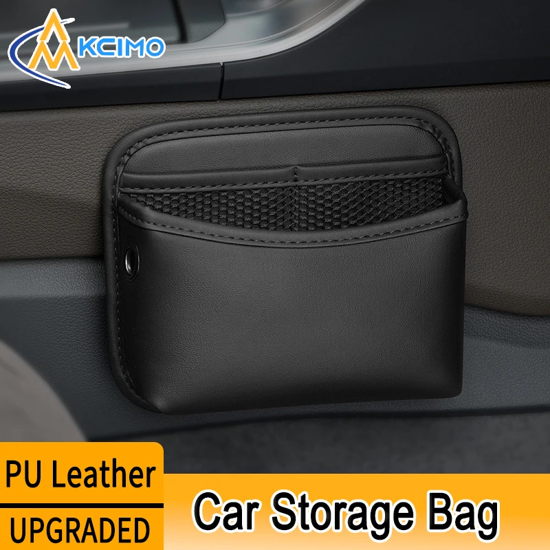 Kcimo universal organizador de carro saco de bolso para caixa de armazenamento de carro saco de coleta cartões telefone chave pasta caixa auto adesivo armazenamento de carro