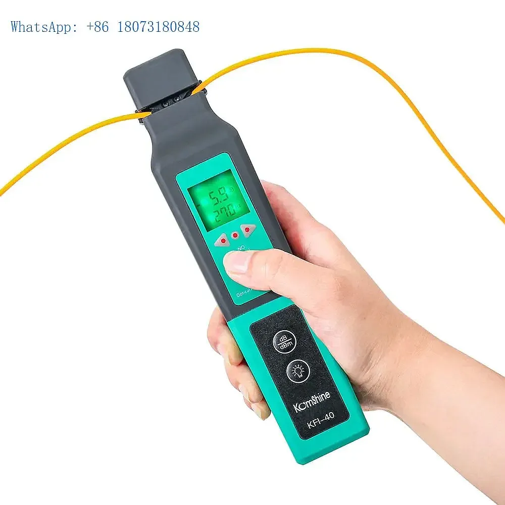 Handheld Optical Fiber Identifier 800nm-1700nm Optical Traffic Detectors SM MM FTTH Tester Fiber Equiment