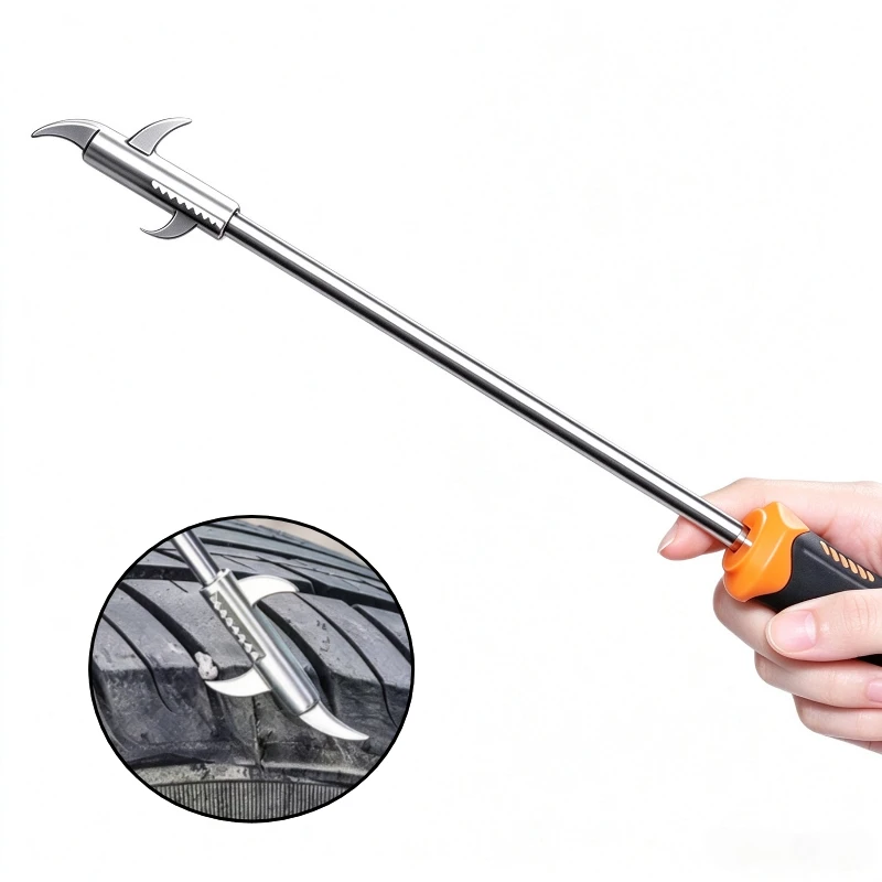 Tire Cleaning Hook Car Tire Peel Cleaning Tool Multifunctional Tire Peel Hook Tire Repair Accessories Tire Machine