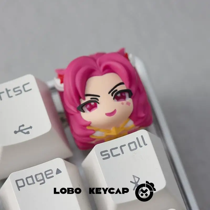 Handmade Keycaps Games Such As Kinks Swords Demons Sallfini Cats Personalized Keycaps Lol Game Peripherals Keycaps