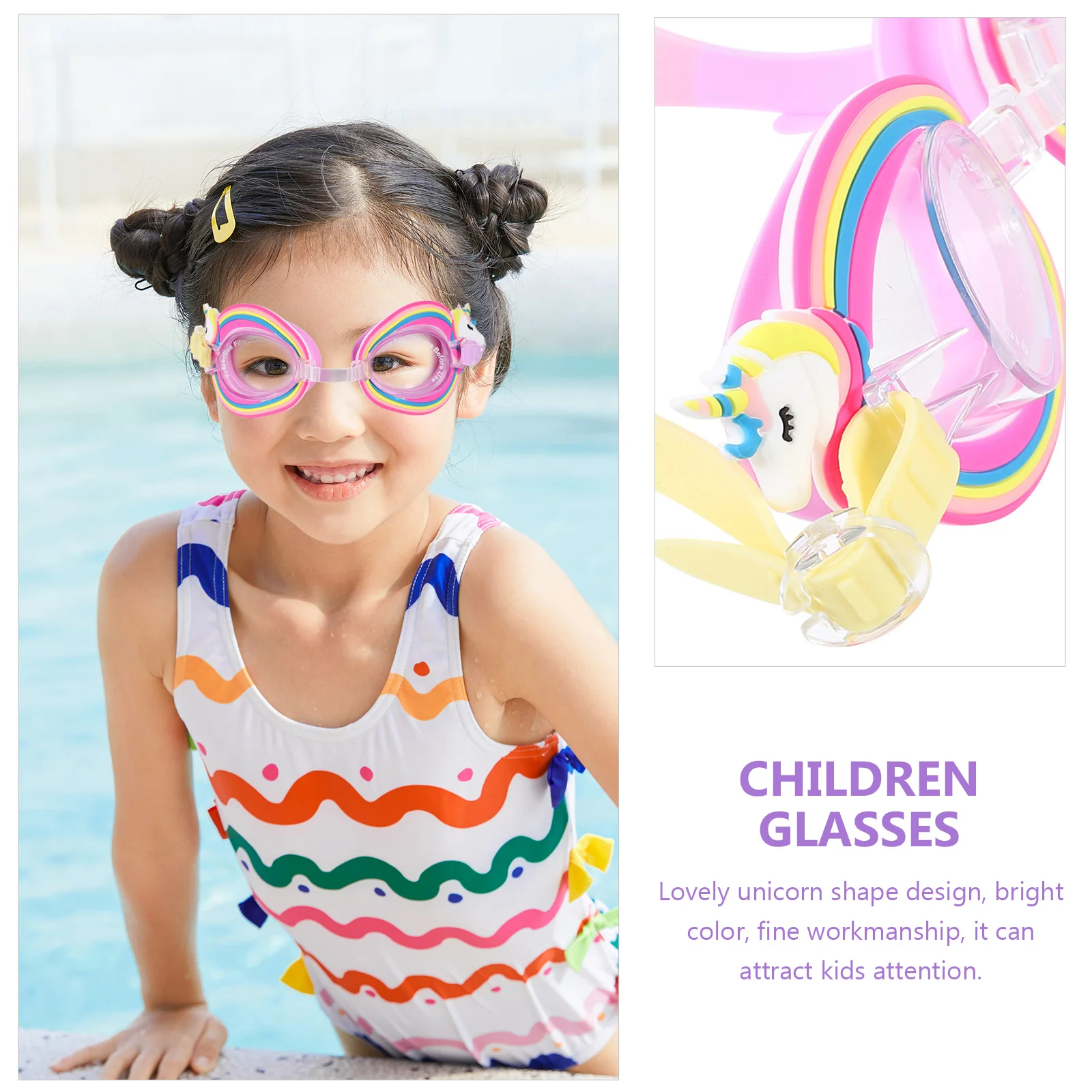 Schwimmbrille Unterwasser Kinderbrille Kind Antibeschlagbrille für Aquarium