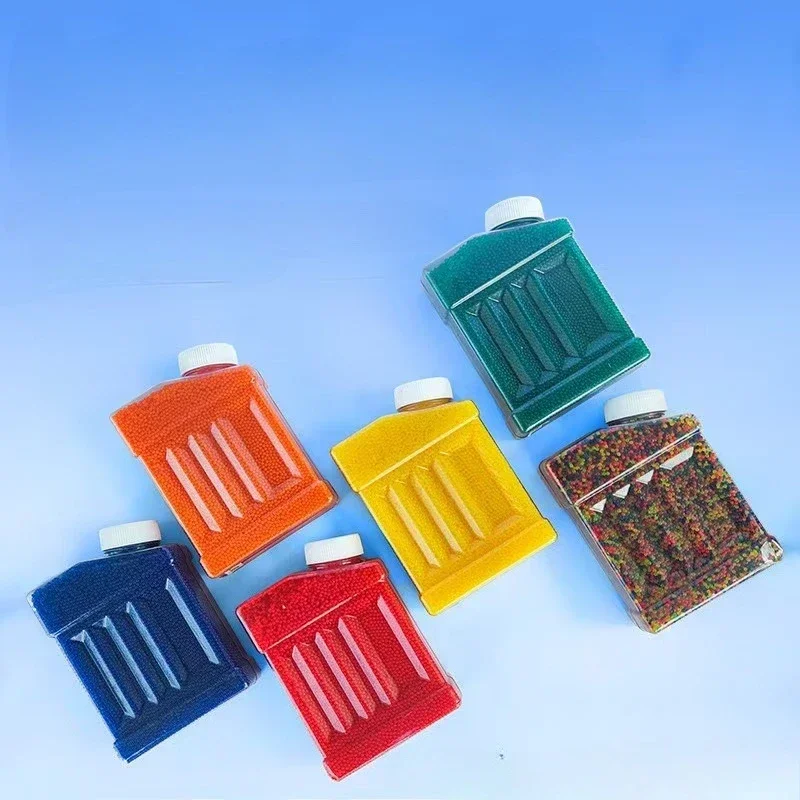 عبوة الذخيرة الفاصل كرات الماء هلام الخرز الناسف الرصاص قوس قزح المياه القائمة على الكرة ل غال بندقية لعبة أطفال الأسرة لعبة الملحقات #5