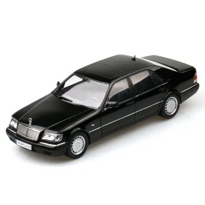 Black New Special Price Die-cast Metal 1/18 German W140 Classic 1997 Full Open Toy Car Model Furniture Display Collection