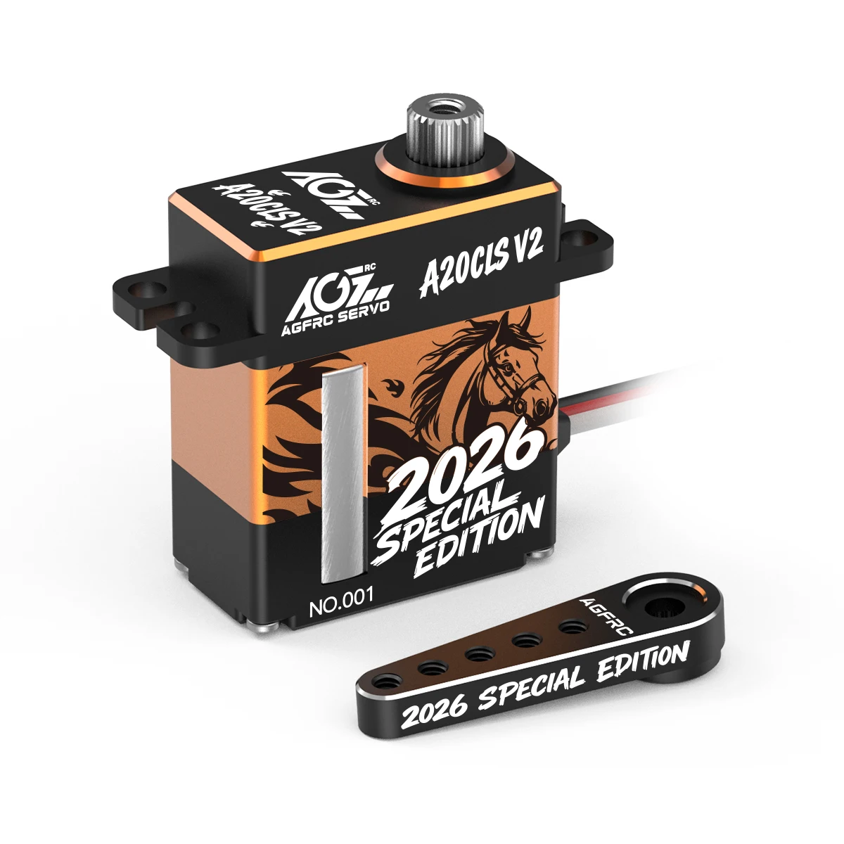 

AGFRC Сервопривод A20CLS 2026 Special Edition 7.5KG Цифровой микро-сервопривод для радиоуправляемых моделей автомобилей, вертолетов, самолетов, роботов, лодок