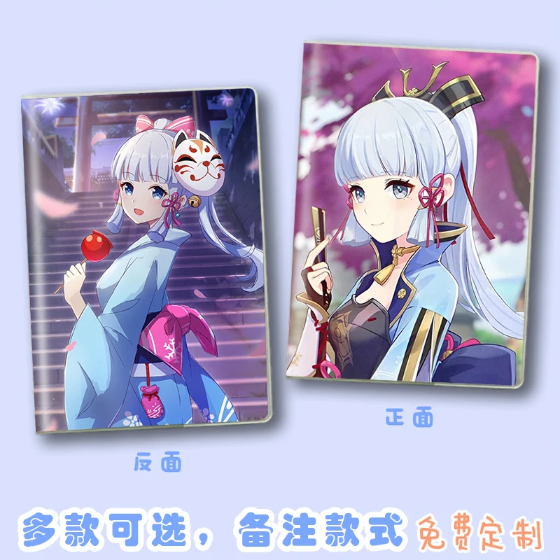 Anime Genshin Impact Tartaglia Zhongli Xiao A5 Notebook Jotter Student Note Pad Book School Supplies Sketchbook Cosplay Gift