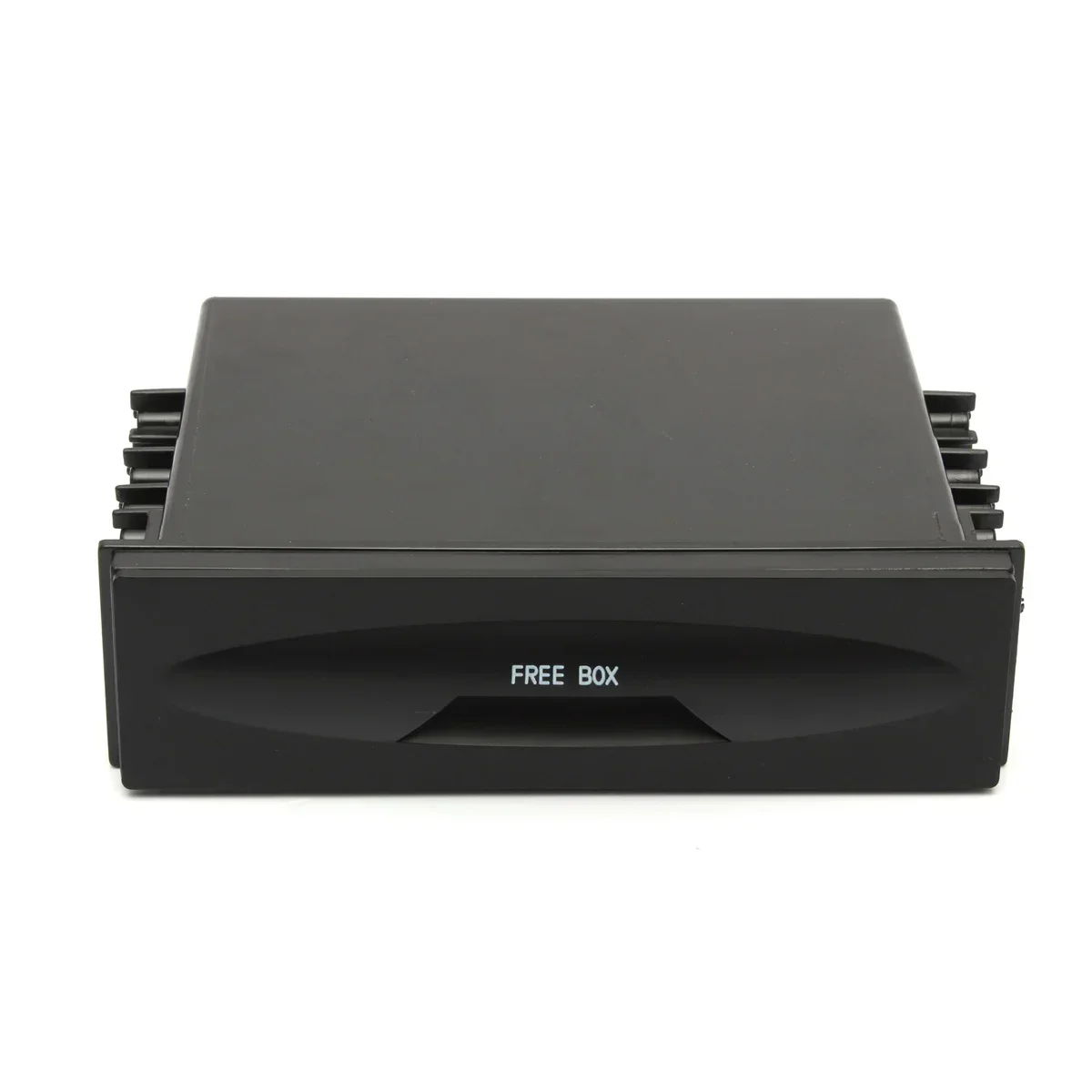 

177x50x120mm Universal Car Storage Box CX-38 Single Layer auto Single Din Dash Radio Installation Pocket-Kit Black Plastic