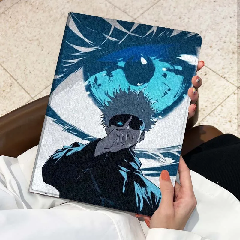 Jujutsu Kaisen شعبية العين لسامسونج غالاكسي تاب A7 A A8 A9 A11 S6 S11 10.1 10.4 10.5 بوصة لايت زائد اللوحي