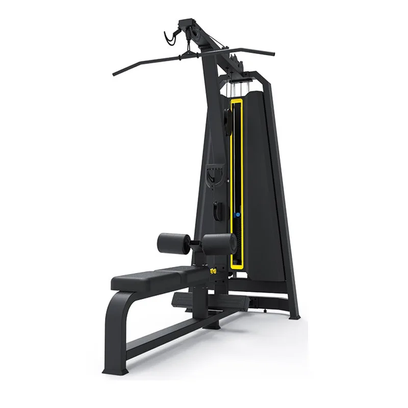 Commercial Lat Pulldown Low Row Machine, 2 in 1 Cable Crossover Training Equipment for Gym, Dual Function Strength Trainer