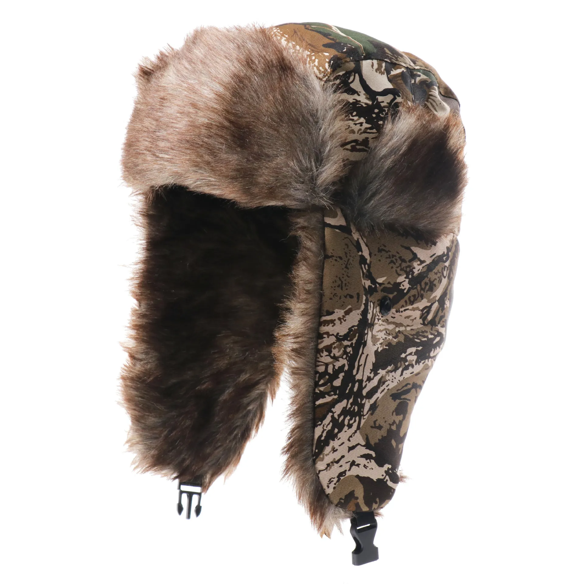 

Camouflage Lei Feng Hats Russian Ushanka Hat for Men's Outdoor Keep Warm Thicken Earflap Hat Windproof Snow Caps