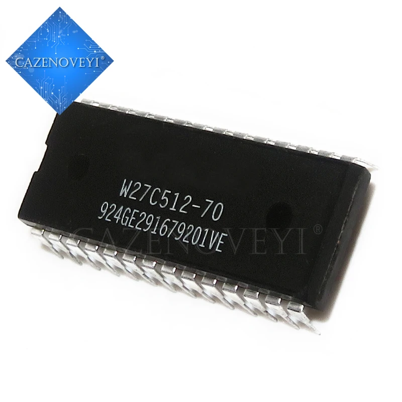 10pcs/lot W27C512-45Z W27E512-12 DIP28 W27C512-45 W27C512 64K X 8 ELECTRICALLY ERASABLE EPROM IC In Stock