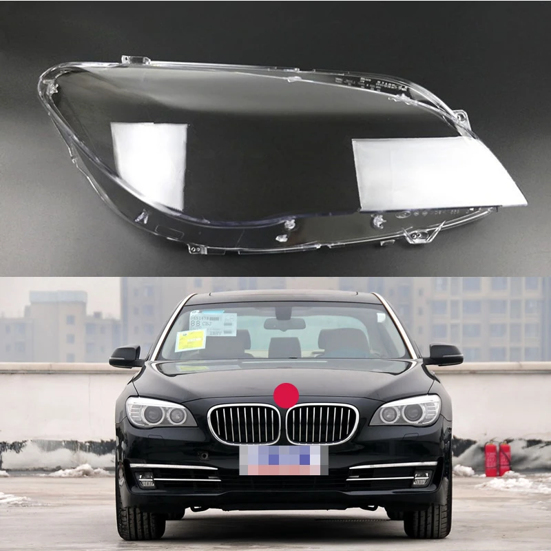 

For 2009-2015 BMW 7 Series 730 735 760 Headlamp Cover Lampshade Headlight Shell Plexiglass