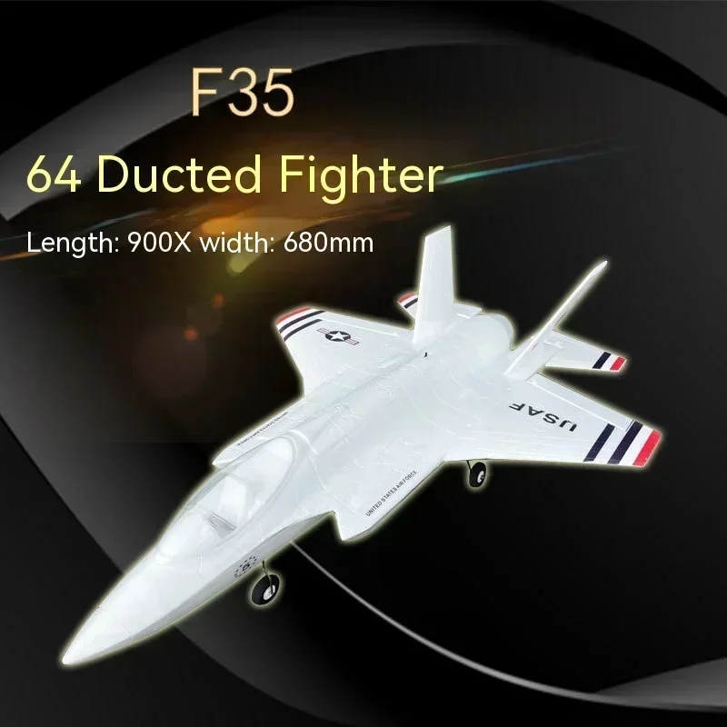 Kpq F35 Lightning 64mm Duct Epo Aircraft Model professione Remote Control Aircraft Fighter Electric Extra Large giocattolo ad ala fissa