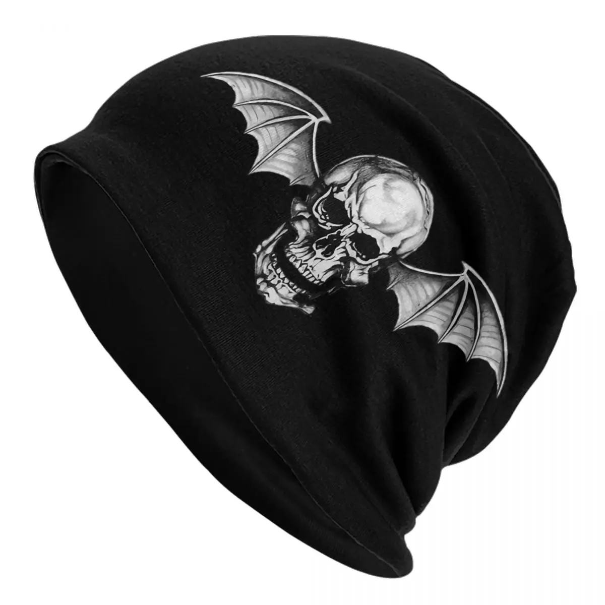 Hip Hop Skull Demon Avenged Sevenfold Band Bonnet Knit Hat Product Autumn Winter Warm A7X Beanie Cap Men