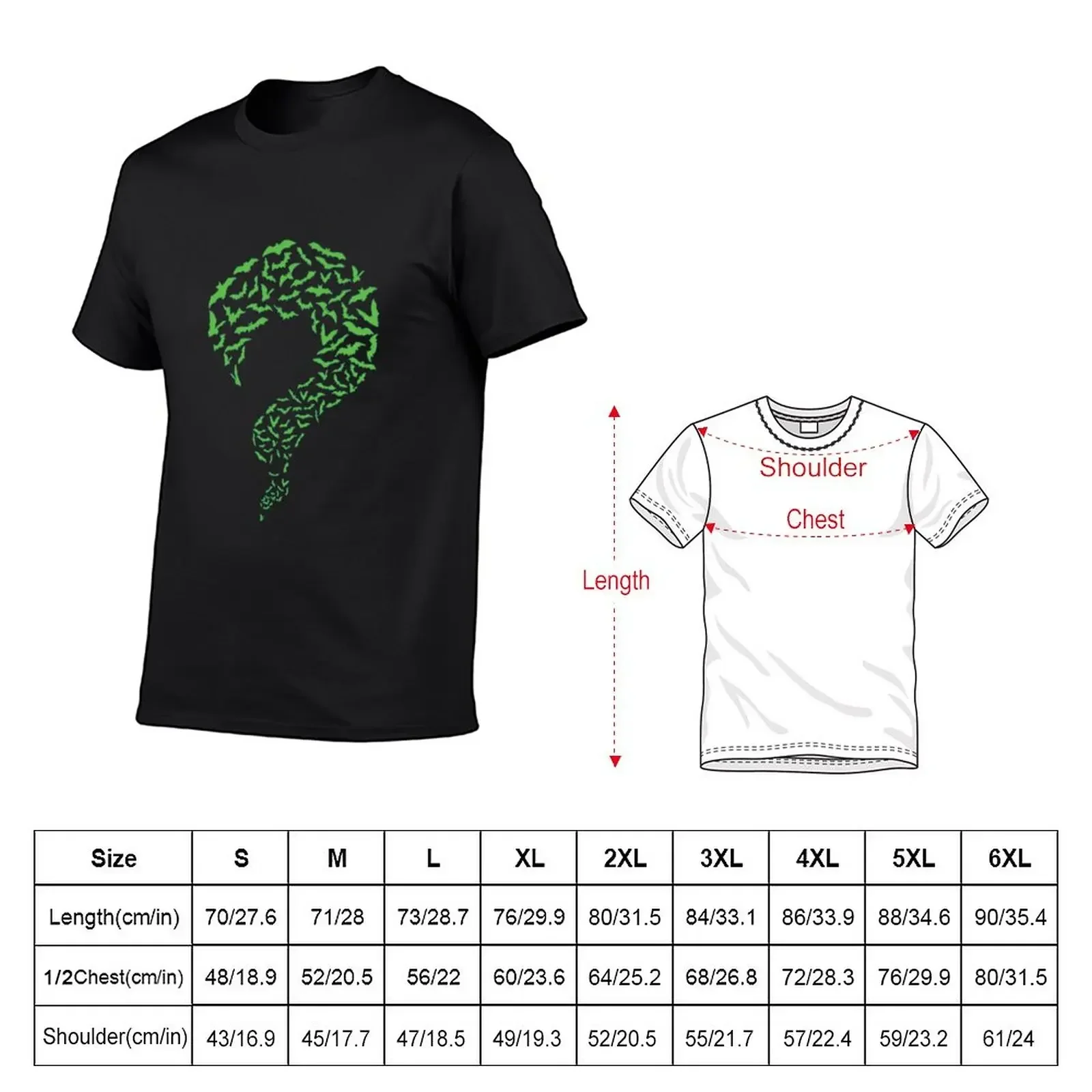 Riddler T-Shirt kawaii clothes customs graphics mens workout shirts