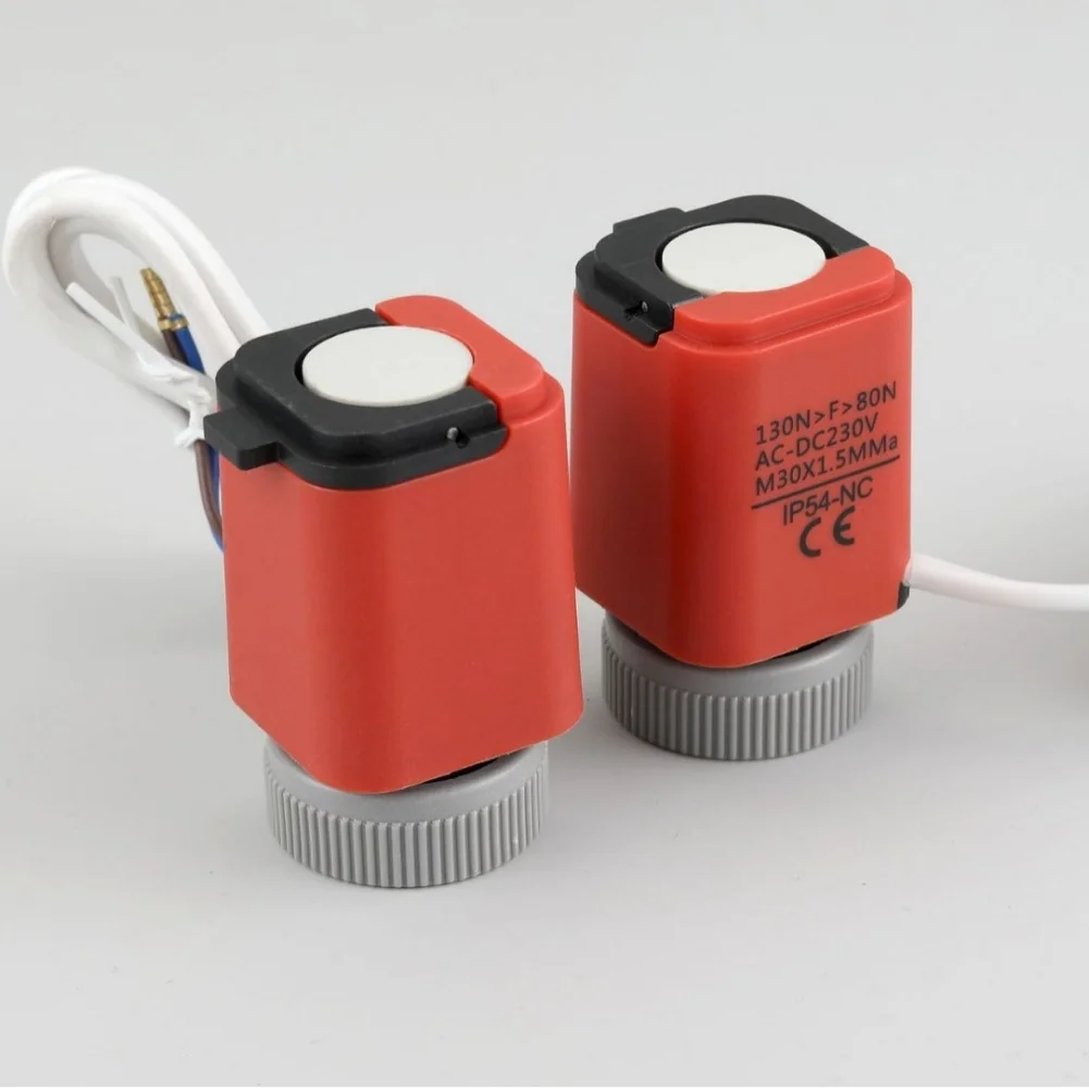 

Automatic Electric Thermal Actuator Heating Actuator 230V Water Floor Heating Actuator Electric Thermal Actuators