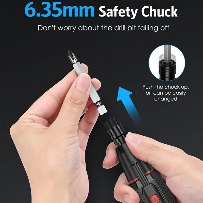 

A96I-Электрическая аккумуляторная отвертка, набор перезаряжаемых отверток с 13 битами, 3 настройками крутящего момента, светодиодной подсветкой на батарейке 1600 мАч