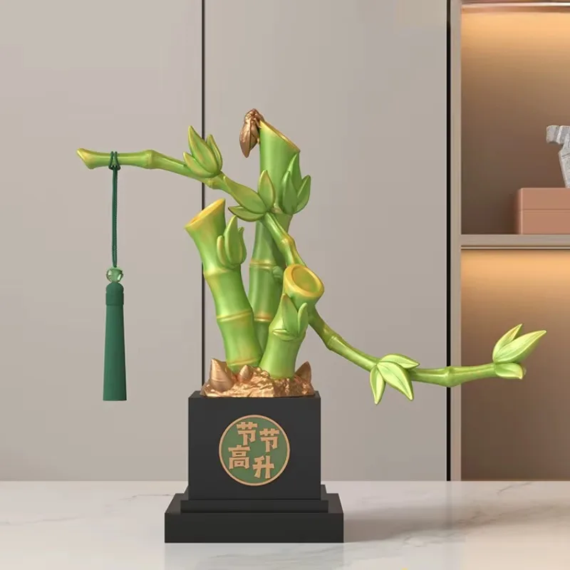 

Festival High-Rise Bamboo Decoration Living Room Wine Cabinet Office Tea Room Fortune Decoration