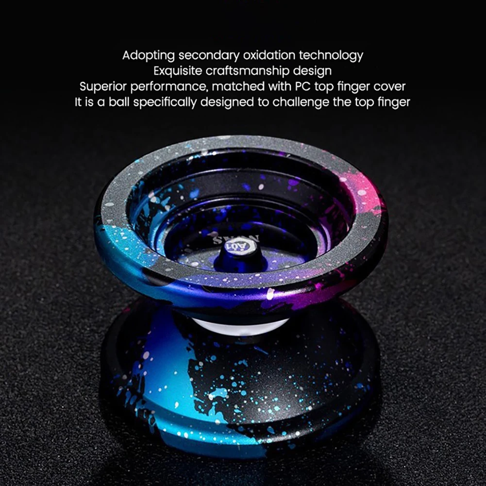 Metal Yoyo Aluminum Alloy Competition Butterfly Shape Yoyo Educational Toys For Boys Girls Beginners Birthday Gifts