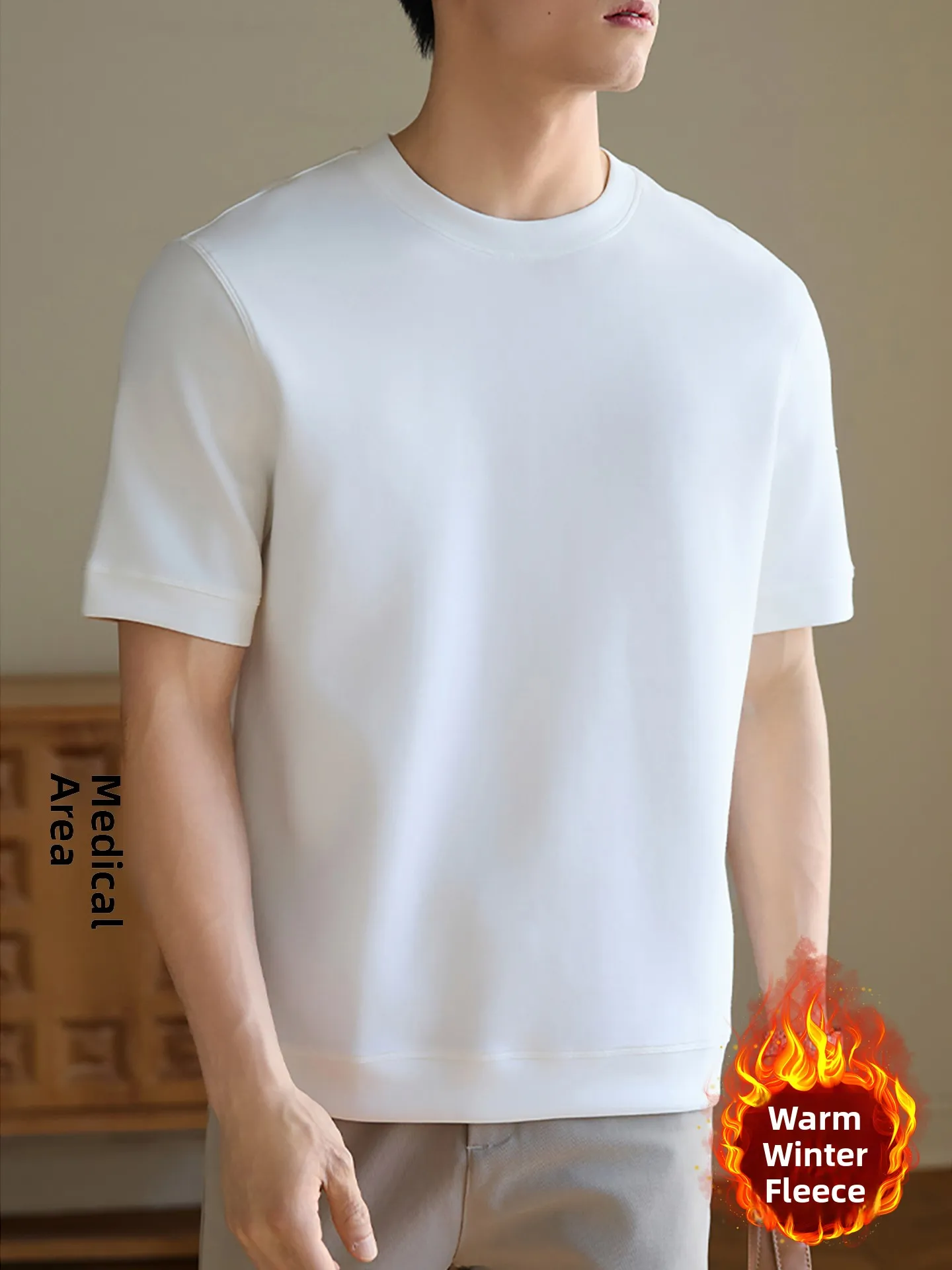 

Thiened Pure Color ort Sve футболка мужская теплая теплоудерживающая база irt осень зима Heavy Du Sport Fitn внутренняя одежда