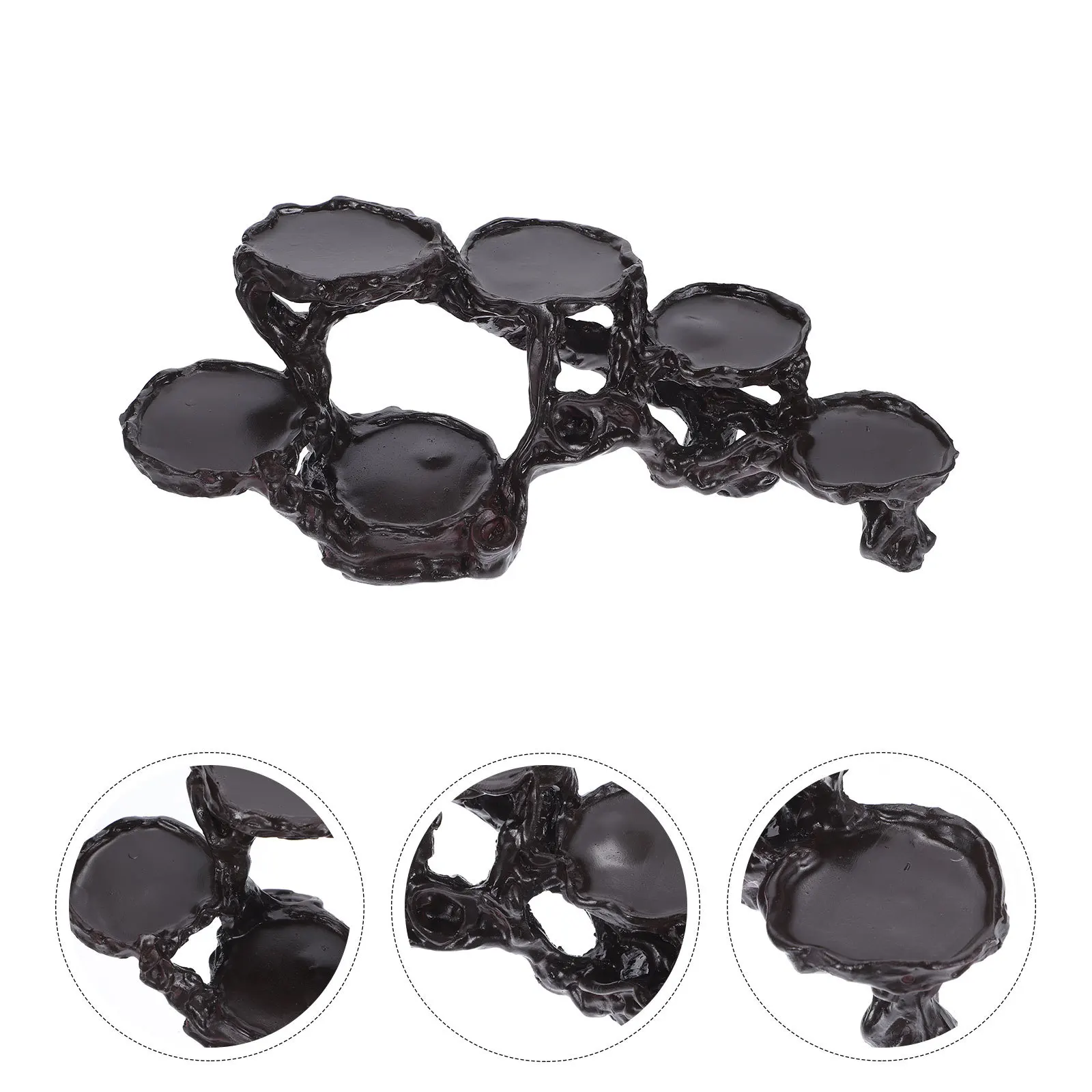 

Resin Candlestick Decorative Holder Compact Size Table Stand Tealight Holder Home Decor Art Candlestick