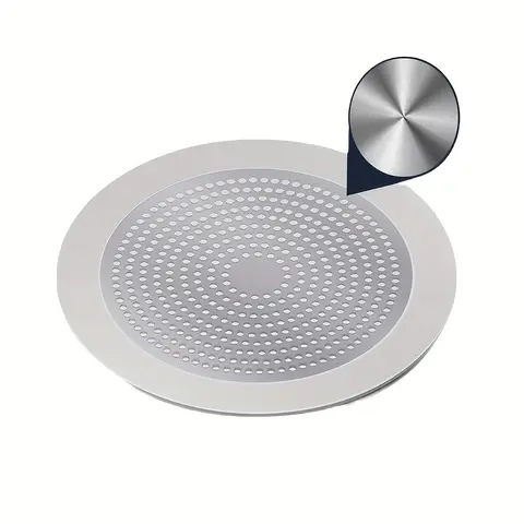 1pc 304 StainlSteel & Shower Drain Cover with Hair Catcher - Circular Floor Drain Filter for Bathtub