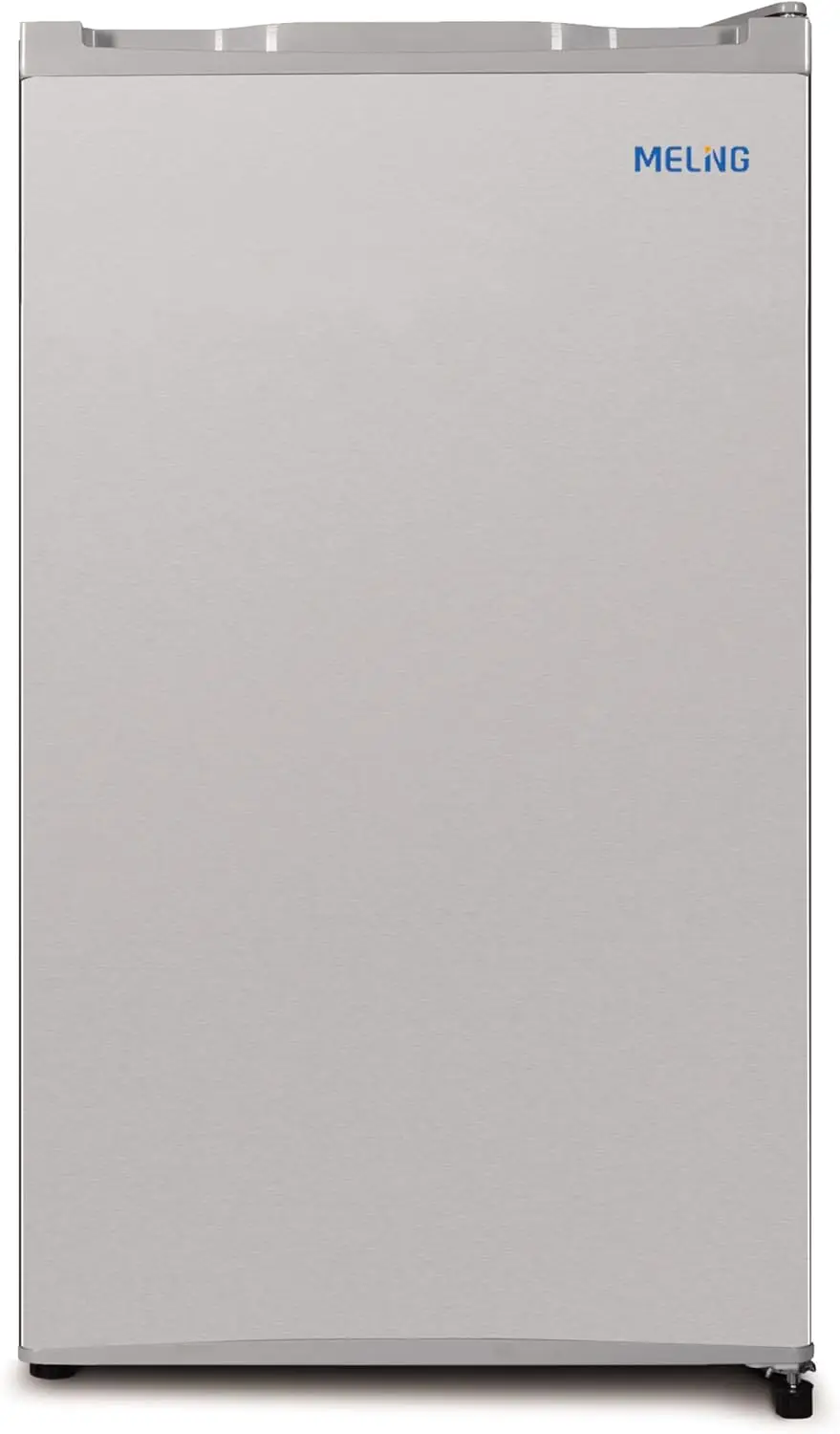 Einzeltür, 3,2 Fuß, 90 l, integrierter Griff, Silber – MSR120DS