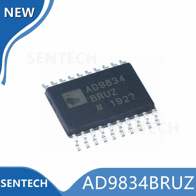 

10 шт./лот, 100% новый оригинальный AD9834BRUZ TSSOP-20, 20 МВт, энергопотребление от 2,3 В до 5,5 В, 75 МГц, полный DDS