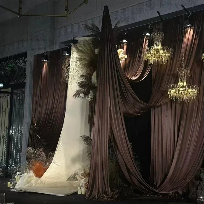 

Роскошный матовый фон из лайкры, занавеска, сценический фон, фотобудка, драпировка, вечеринка, банкет, день рождения, свадьба, фон, шторы