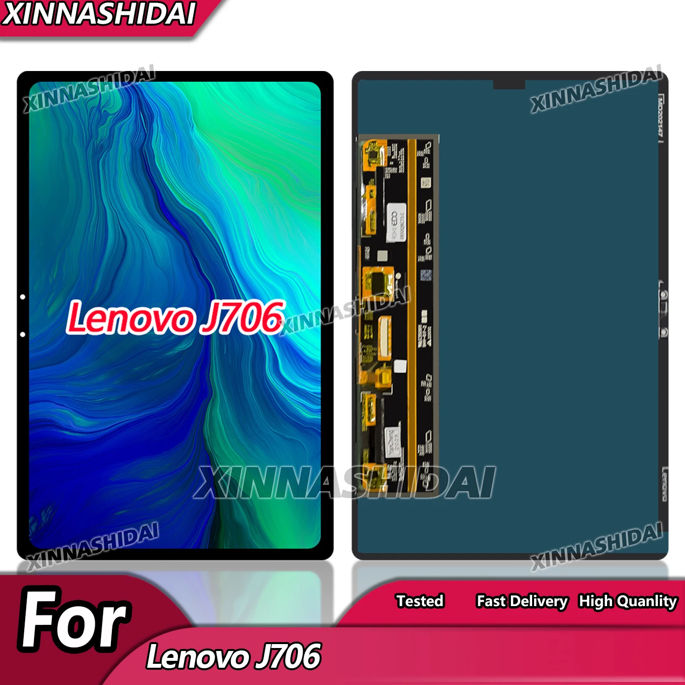 

High Quality Screen Tablet LCD Replacement For Lenovo TB-J706 LCD Display Touch Screen Digitizer Full Assembly