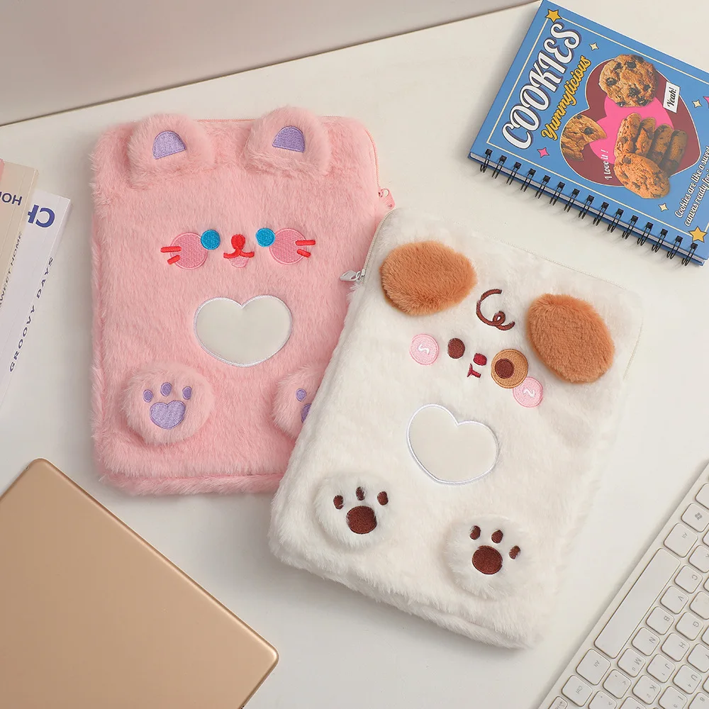 Adorable Ins Style Dustproof Tablet Bag for 9-11 Inch Air Pro A16 Tablet Protective Case with Drawstring Soft Fabric Storage Bag