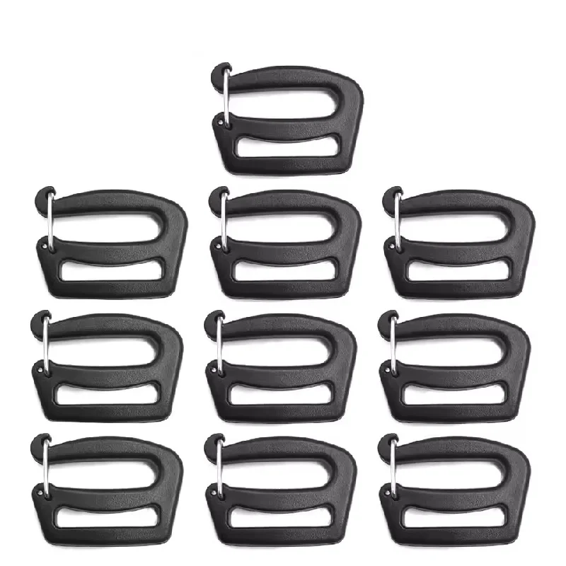 5/10Pcs 25mm Quick Release G Hook Clip DIY Webbing Backpack Buckle Replacement for Bag Straps Outdoor Gear