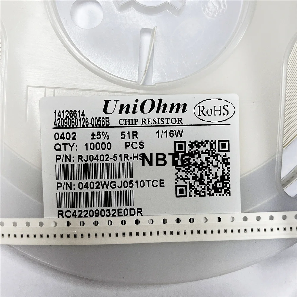 0402 Resistor 0R 51R 10K 4.7K