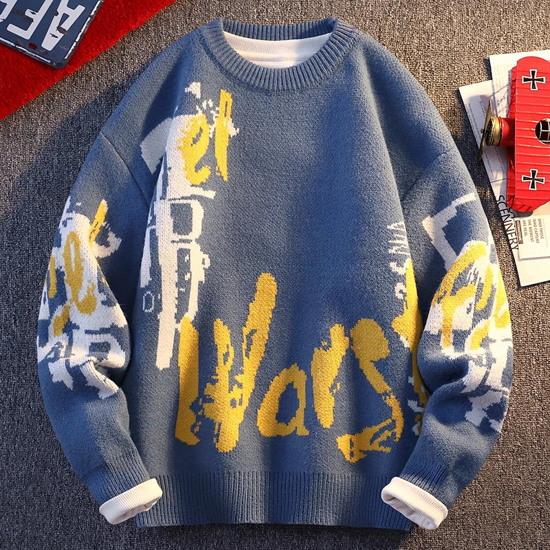 

Men's New Winter Warm Round Neck Pullover Sweater Comfortable Versatile Breathable High-quality Outdoor Casual Tops