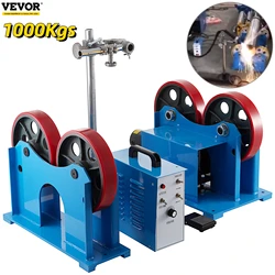 VEVOR Welding Turning Roll Weld Positioner 1T Welding Support 50x200mm Load Capacity Welder Rotator F Welding Equipment Support