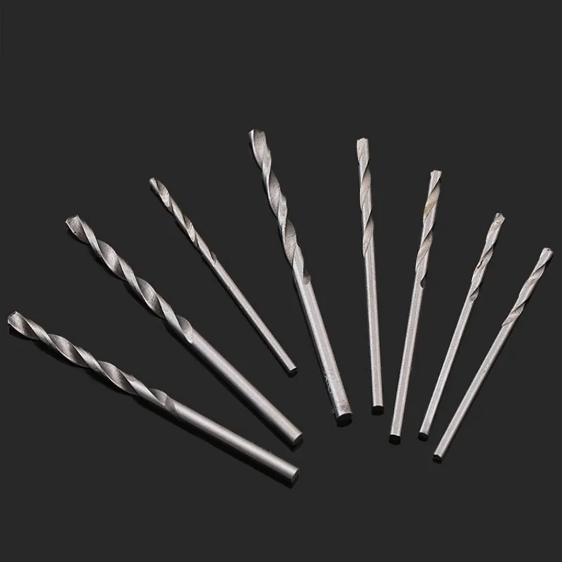 20/25/150PC HSS Mini Fried Dough Twists Drill Plastic Box 0.3-3.2mm Small Drill Box Straight Shank Fried Dough Twists Drill Set