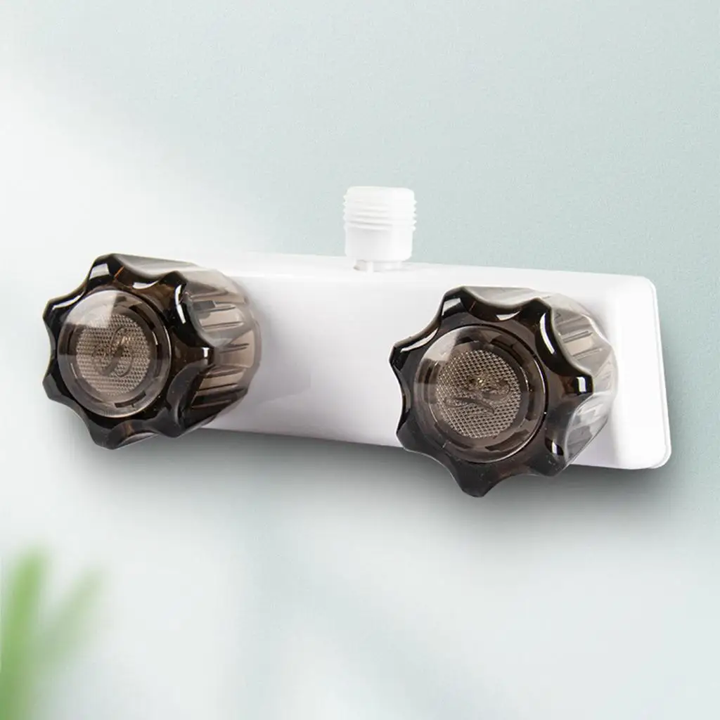 Grifo de ducha RV de plástico ABS, válvula de ducha de fácil instalación, apto para Camper Van