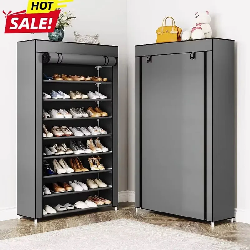 Multi-story dormitory simple cabinet home simple shoe rack space saving and economy new home dustproof shoe cabinet